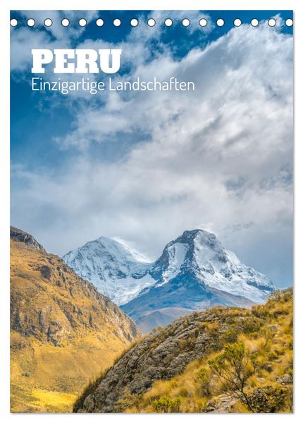 Peru - Einzigartige Landschaften (Tischkalender 2026 DIN A5 hoch) CALVENDO Monatskalender
