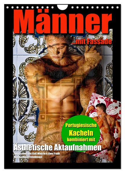 Männer mit Fassade (Wandkalender 2026 DIN A4 hoch) CALVENDO Monatskalender