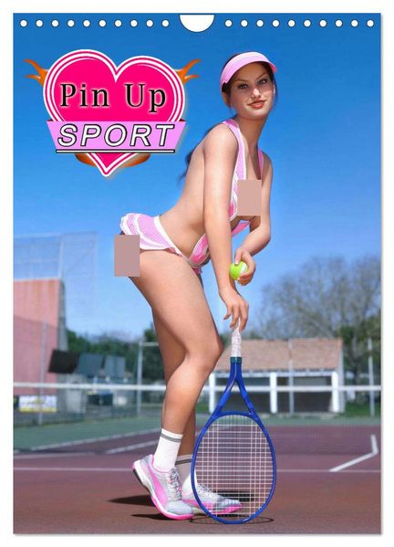 Pin Up Sport (Wandkalender 2026 DIN A4 hoch) CALVENDO Monatskalender