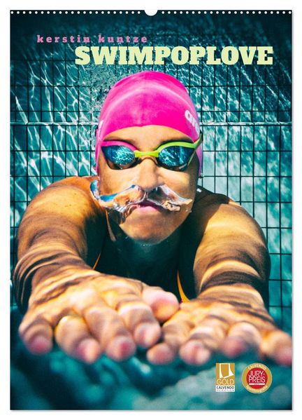 SWIMPOPLOVE (Wandkalender 2026 DIN A2 hoch) CALVENDO Monatskalender
