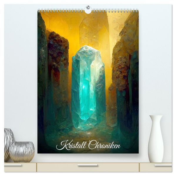 Kristall Chroniken (hochwertiger Premium Wandkalender 2026 DIN A2 hoch) Kunstdruck in Hochglanz