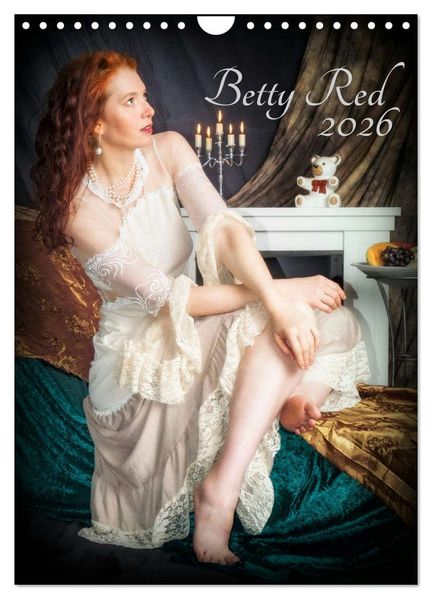 Betty Red (Wandkalender 2026 DIN A4 hoch) CALVENDO Monatskalender