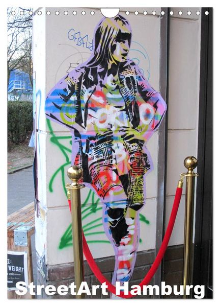 Hamburg StreetArt (Wandkalender 2026 DIN A4 hoch) CALVENDO Monatskalender