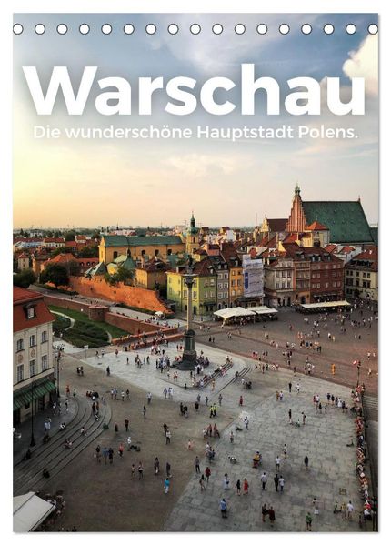 Warschau - Die wunderschöne Hauptstadt Polens. (Tischkalender 2026 DIN A5 hoch) CALVENDO Monatskalender