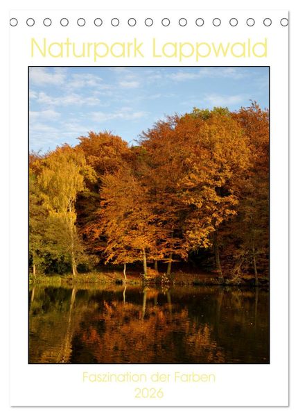 Faszination der Farben im Naturpark Lappwald (Tischkalender 2026 DIN A5 hoch) CALVENDO Monatskalender