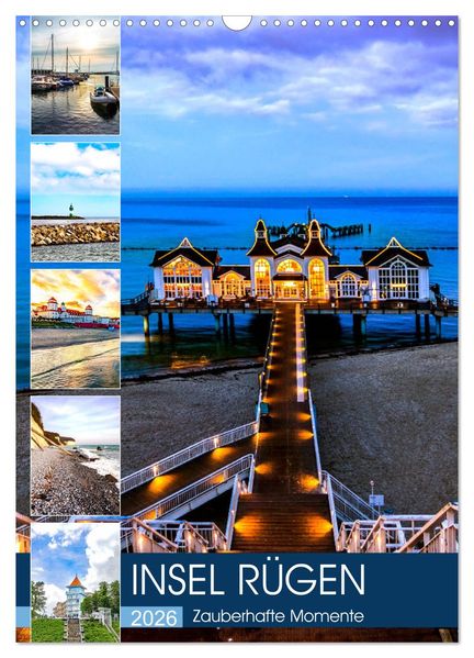 INSEL RÜGEN - Zauberhafte Momente (Wandkalender 2026 DIN A3 hoch) CALVENDO Monatskalender