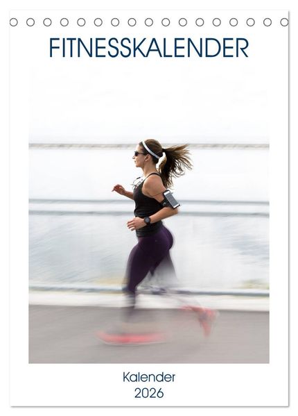 Fitnesskalender (Tischkalender 2026 DIN A5 hoch) CALVENDO Monatskalender