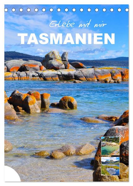 Erlebe mit mir Tasmanien (Tischkalender 2026 DIN A5 hoch) CALVENDO Monatskalender
