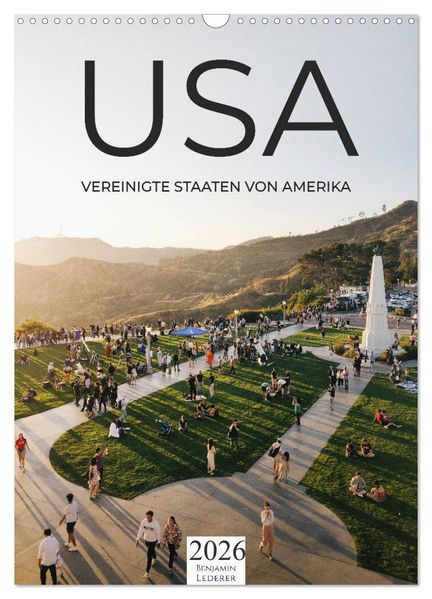 USA - Vereinigte Staaten von Amerika (Wandkalender 2026 DIN A3 hoch) CALVENDO Monatskalender
