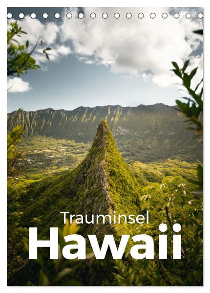 Trauminsel Hawaii (Tischkalender 2026 DIN A5 hoch) CALVENDO Monatskalender