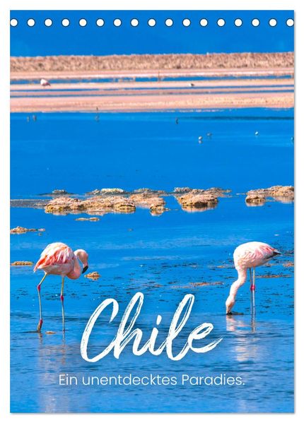 Chile - Ein unentdecktes Paradies. (Tischkalender 2026 DIN A5 hoch) CALVENDO Monatskalender