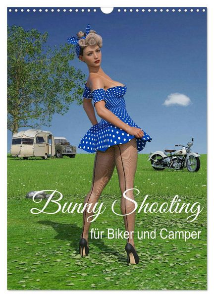 Bunny Shooting (Wandkalender 2026 DIN A3 hoch) CALVENDO Monatskalender