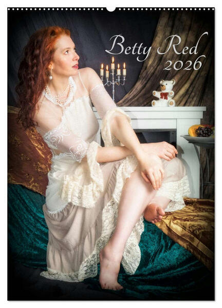 Betty Red (Wandkalender 2026 DIN A2 hoch) CALVENDO Monatskalender - Betty Red/ Calvendo