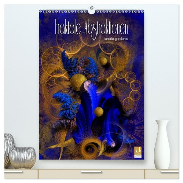 Fraktale Abstraktionen (hochwertiger Premium Wandkalender 2026 DIN A2 hoch) Kunstdruck in Hochglanz