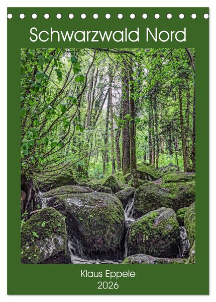 Schwarzwald Nord (Tischkalender 2026 DIN A5 hoch) CALVENDO Monatskalender