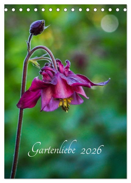 Gartenliebe (Tischkalender 2026 DIN A5 hoch) CALVENDO Monatskalender