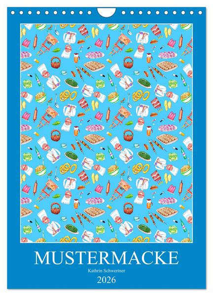 MUSTERMACKE (Wandkalender 2026 DIN A4 hoch) CALVENDO Monatskalender