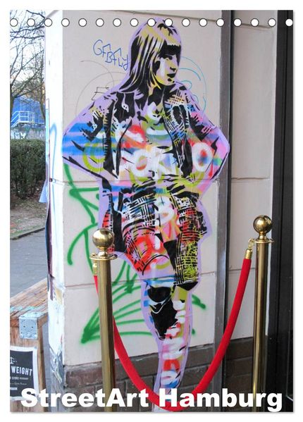 Hamburg StreetArt (Tischkalender 2026 DIN A5 hoch) CALVENDO Monatskalender