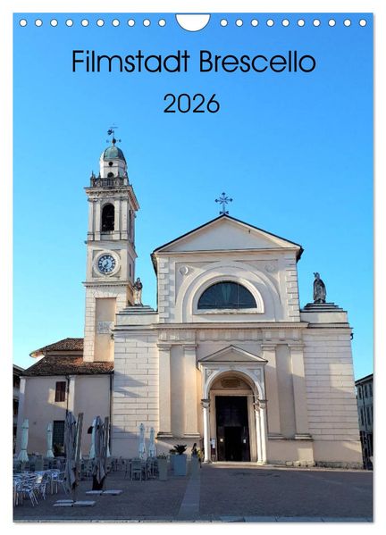 Filmstadt Brescello (Wandkalender 2026 DIN A4 hoch) CALVENDO Monatskalender
