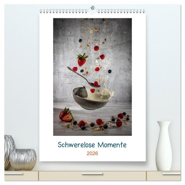 Schwerelose Momente (hochwertiger Premium Wandkalender 2026 DIN A2 hoch) Kunstdruck in Hochglanz