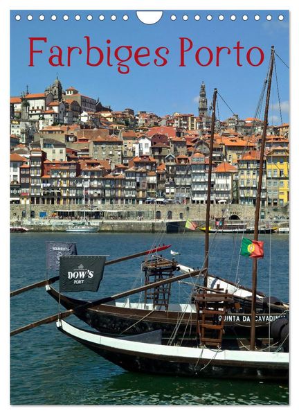 Farbiges Porto (Wandkalender 2026 DIN A4 hoch) CALVENDO Monatskalender