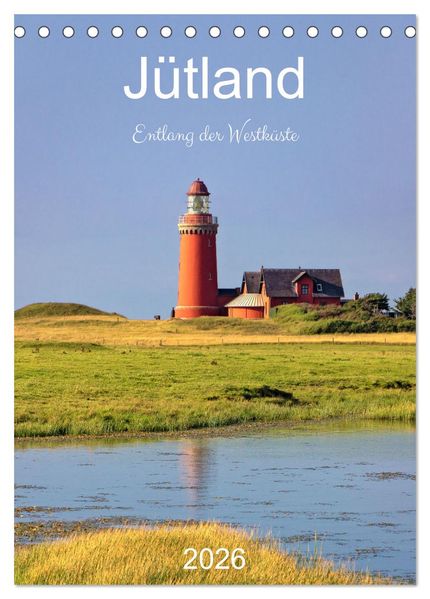 Jütland. Entlang der Westküste (Tischkalender 2026 DIN A5 hoch) CALVENDO Monatskalender