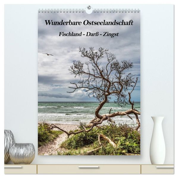 Wunderbare Ostseelandschaft Fischland-Darß-Zingst (hochwertiger Premium Wandkalender 2026 DIN A2 hoch) Kunstdruck in Hochglanz