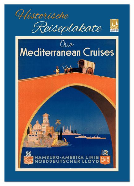 Historische Reiseplakate (Wandkalender 2026 DIN A2 hoch) CALVENDO Monatskalender