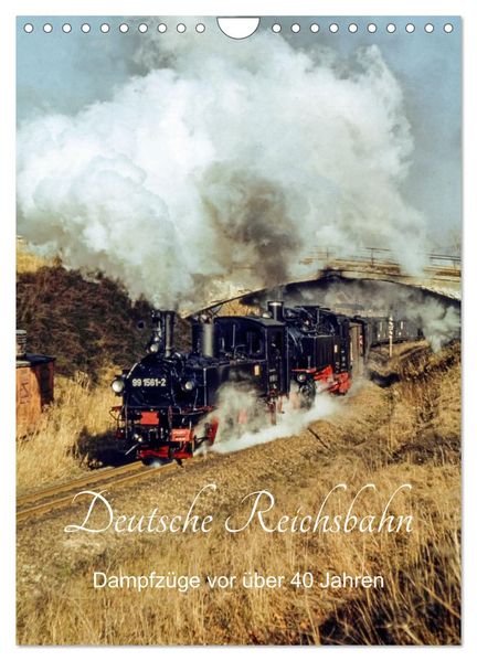 Deutsche Reichsbahn-Dampfzüge vor über 40 Jahren (Wandkalender 2026 DIN A4 hoch) CALVENDO Monatskalender