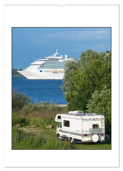 CAMPING-GLÜCK - Dein Urlaubsplaner (Wandkalender 2026 DIN A2 hoch) CALVENDO Monatskalender