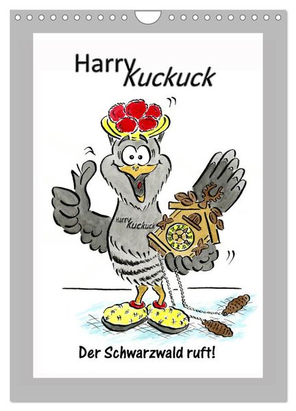 HarryKuckuck - Der Schwarzwald ruft (Wandkalender 2026 DIN A4 hoch) CALVENDO Monatskalender