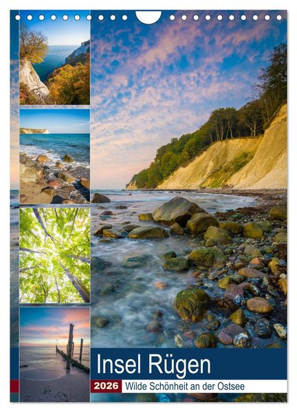 Insel Rügen - Wilde Schönheit an der Ostsee (Wandkalender 2026 DIN A4 hoch) CALVENDO Monatskalender