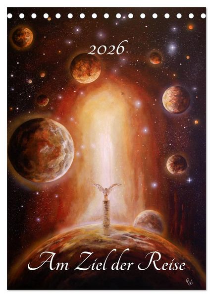 Am Ziel der Reise (Tischkalender 2026 DIN A5 hoch) CALVENDO Monatskalender