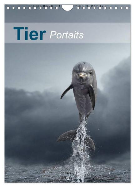 Portraits of Animals (Wandkalender 2026 DIN A4 hoch) CALVENDO Monatskalender