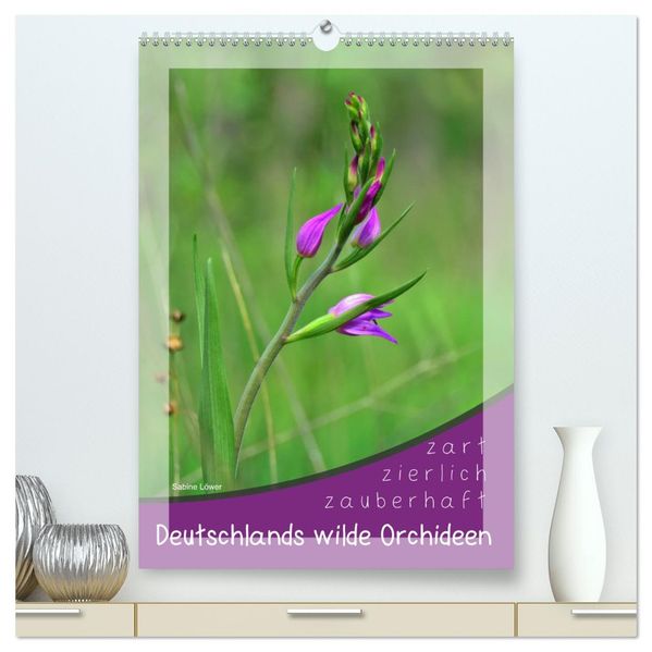 Deutschlands wilde Orchideen (hochwertiger Premium Wandkalender 2026 DIN A2 hoch) Kunstdruck in Hochglanz