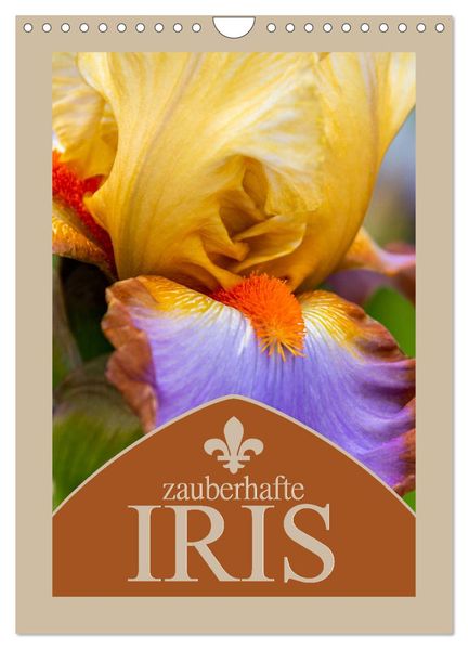 Zauberhafte Iris (Wandkalender 2026 DIN A4 hoch) CALVENDO Monatskalender