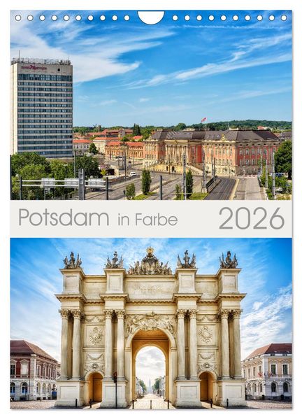 Potsdam in Farbe (Wandkalender 2026 DIN A4 hoch) CALVENDO Monatskalender