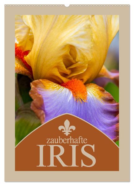 Zauberhafte Iris (Wandkalender 2026 DIN A2 hoch) CALVENDO Monatskalender