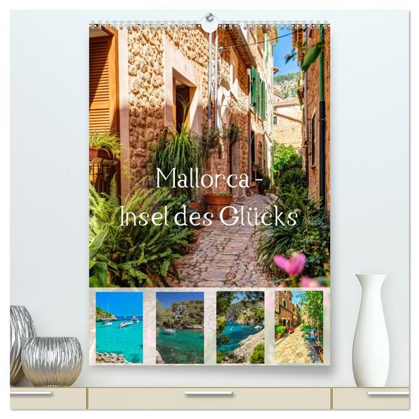 Mallorca - Insel des Glücks (hochwertiger Premium Wandkalender 2026 DIN A2 hoch) Kunstdruck in Hochglanz