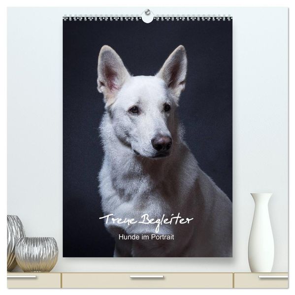Treue Wegbegleiter Hunde im Portrait. (hochwertiger Premium Wandkalender 2026 DIN A2 hoch) Kunstdruck in Hochglanz