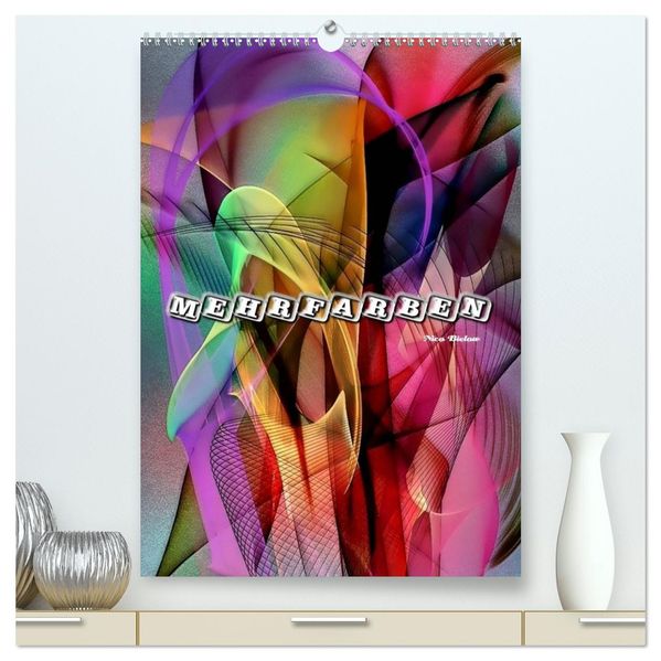 Mehrfarben von Nico Bielow (hochwertiger Premium Wandkalender 2026 DIN A2 hoch) Kunstdruck in Hochglanz