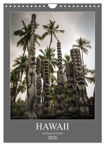 Hawaii - Inseltraum im Pazifik (Wandkalender 2026 DIN A4 hoch) CALVENDO Monatskalender