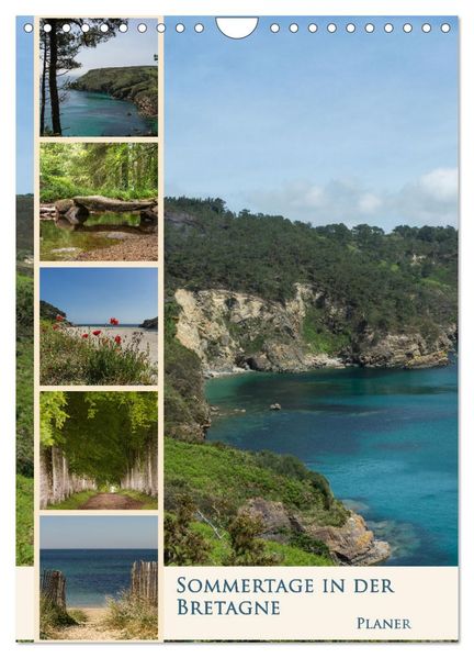 Sommertage in der Bretagne (Wandkalender 2026 DIN A4 hoch) CALVENDO Monatskalender