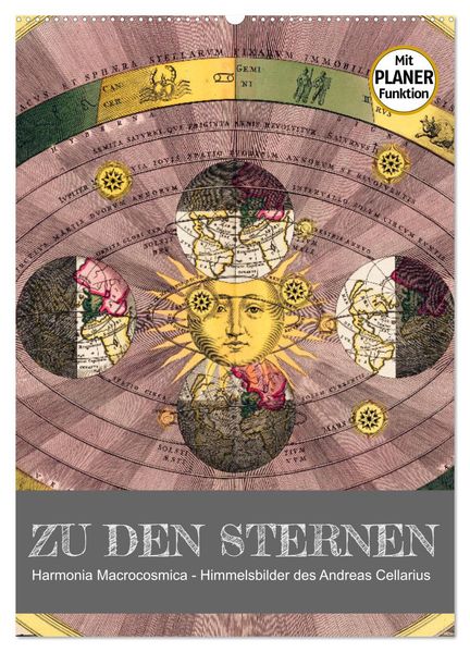 Zu den Sternen - mit Planerfunktion (Wandkalender 2026 DIN A2 hoch) CALVENDO Monatskalender