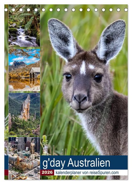 g'day Australien 2026 (Tischkalender 2026 DIN A5 hoch) CALVENDO Monatskalender