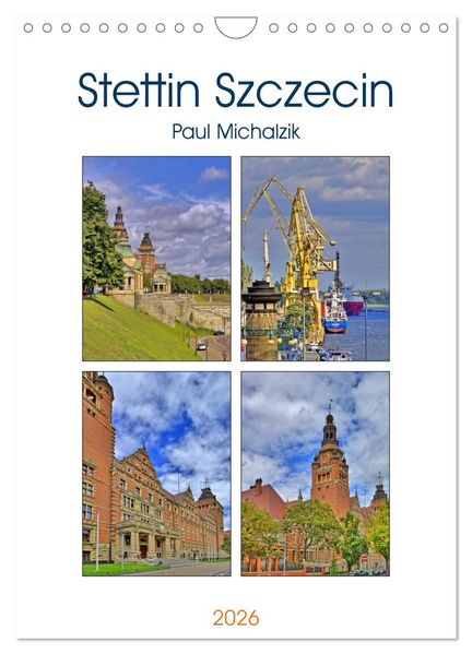 Stettin Szczecin (Wandkalender 2026 DIN A4 hoch) CALVENDO Monatskalender