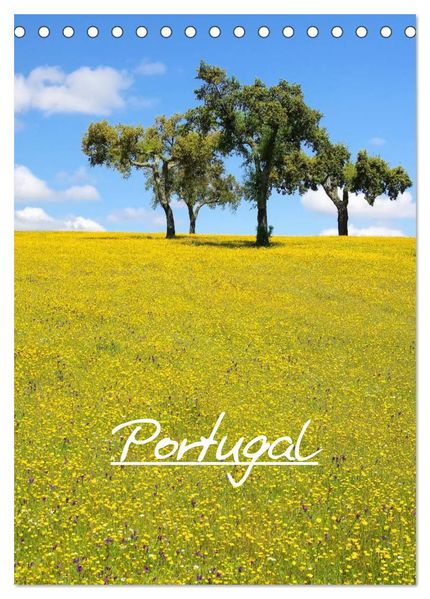 Portugal (Tischkalender 2026 DIN A5 hoch) CALVENDO Monatskalender
