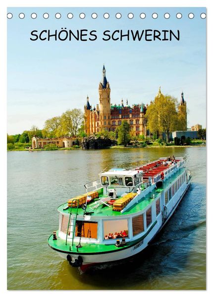 SCHÖNES SCHWERIN (Tischkalender 2026 DIN A5 hoch) CALVENDO Monatskalender