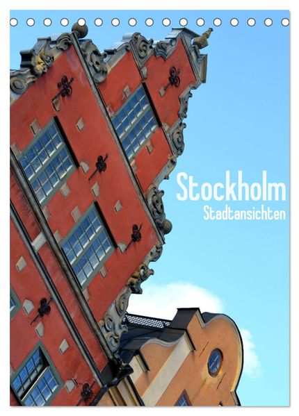Stockholm - Stadtansichten (Tischkalender 2026 DIN A5 hoch) CALVENDO Monatskalender
