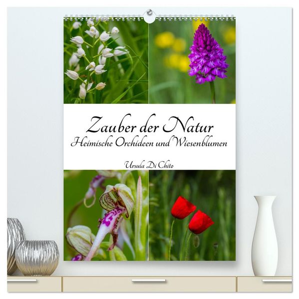 Zauber der Natur - Heimische Orchideen und Wiesenblumen (hochwertiger Premium Wandkalender 2026 DIN A2 hoch) Kunstdruck in Hochglanz
